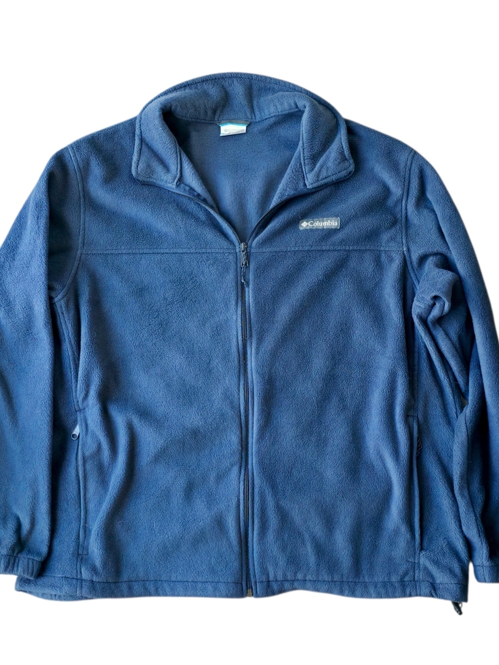 Columbia Benton Springs Fleece Jacket Men's 2XL Blue Full Zip Lightweight